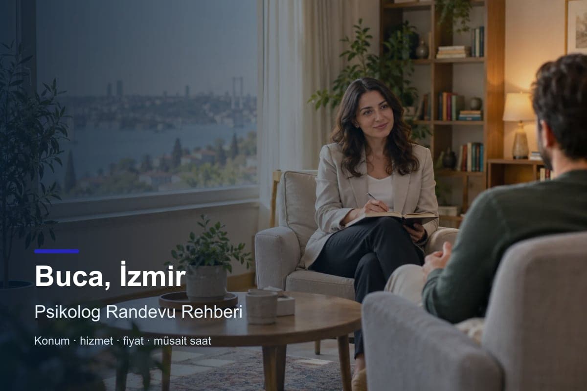 Buca psikolog araması için randevu seçenekleri