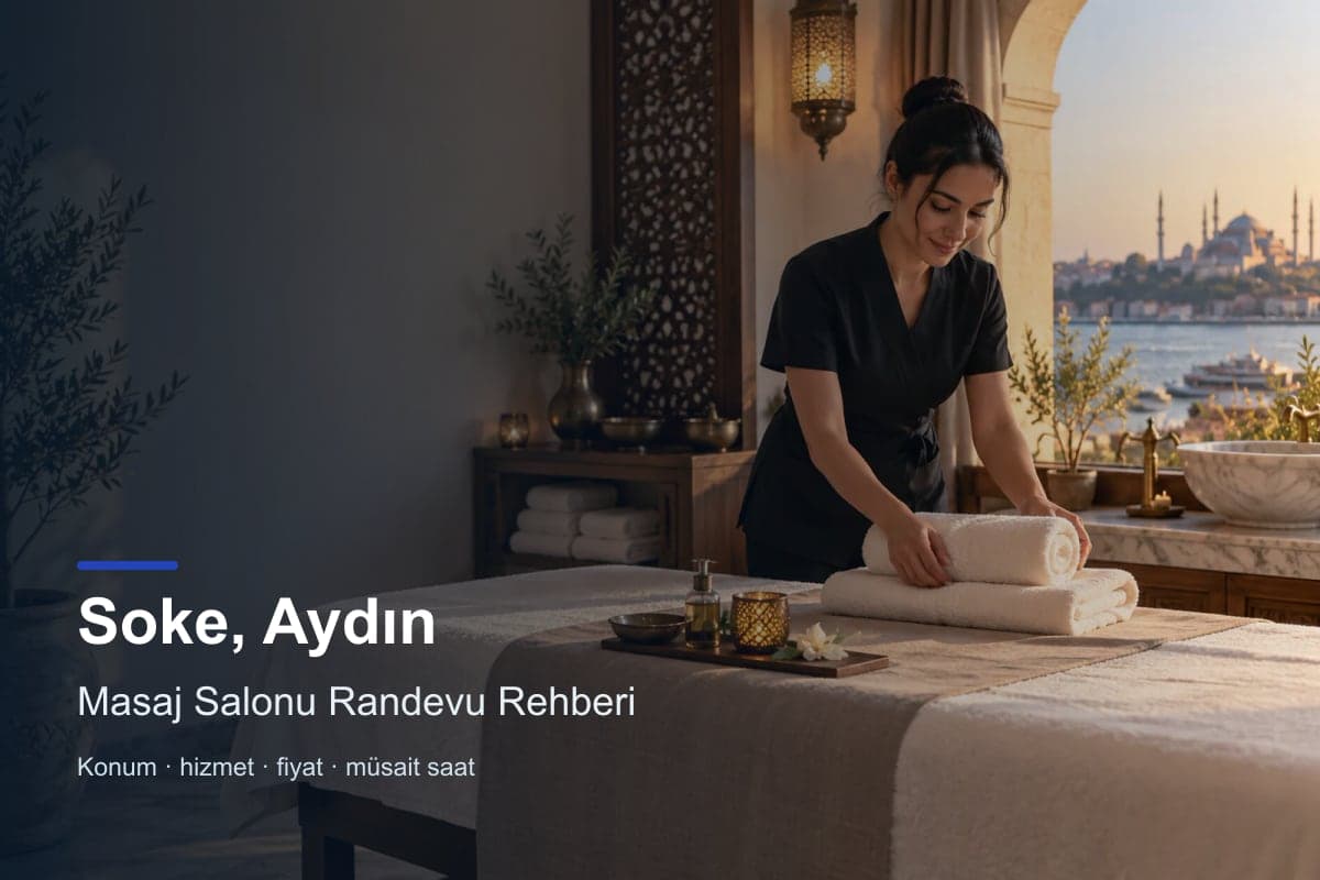 Söke masaj salonu araması için randevu seçenekleri